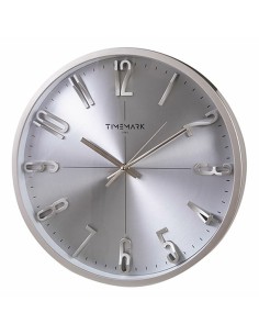Horloge Murale Timemark Argenté Ø 34 cm