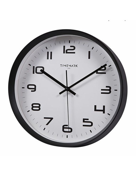 Horloge Murale Timemark Noir 30 x 30 cm