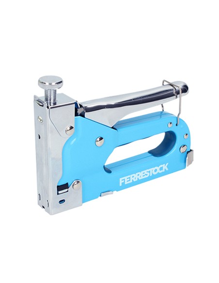 Agrafeuse professionnelle Ferrestock Nº 53 6-14 mm Bleu