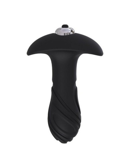 Plug Anal S Pleasures Swirl Noir Noir/Argenté