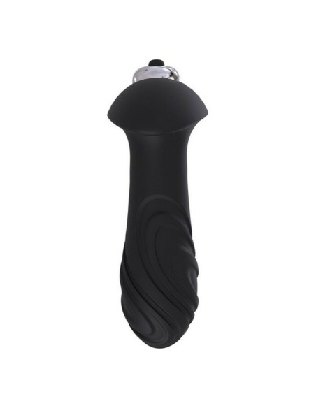 Plug Anal S Pleasures Swirl Noir Noir/Argenté