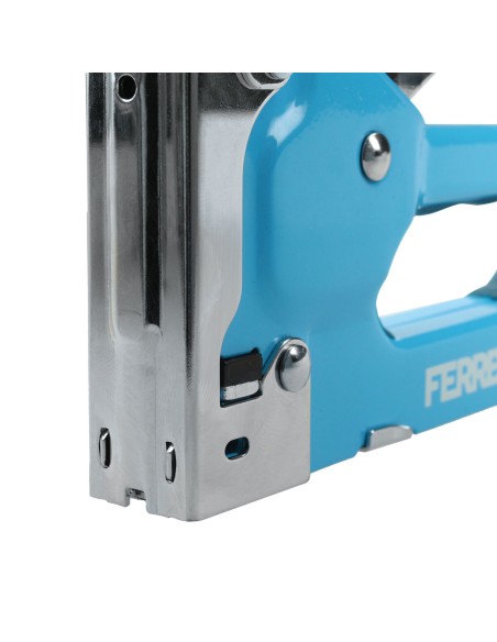 Agrafeuse professionnelle Ferrestock Nº 53 6-14 mm Bleu