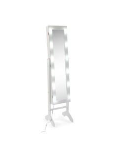 Miroir mural Versa Blanc Miroir Bois MDF 35 x 153 x 35,2 cm Porte-bijoux 2