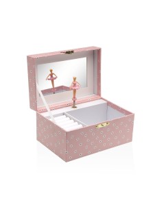 Boîte à bijoux Versa Bois Bois MDF 12 x 10 x 18 cm