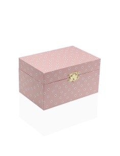 Boîte à bijoux Versa Bois Bois MDF 12 x 10 x 18 cm 2