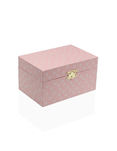 Boîte à bijoux Versa Bois Bois MDF 12 x 10 x 18 cm