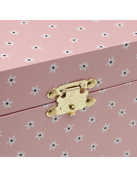 Boîte à bijoux Versa Bois Bois MDF 12 x 10 x 18 cm