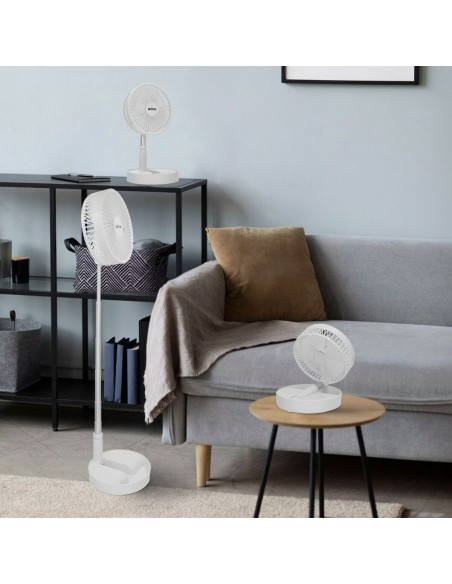 Ventilateur Portable Pliable Aktive Rechargeable (4 Unités)