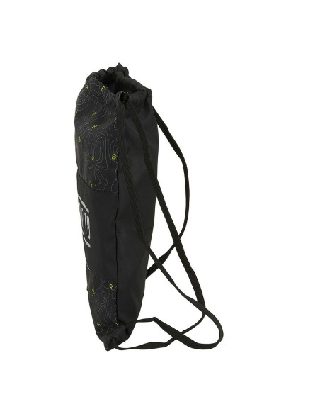 Sac à dos serré par des ficelles Topography BlackFit8 M196A Noir Vert