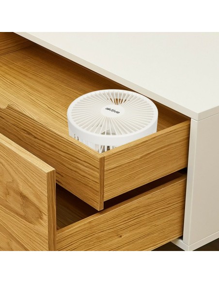 Ventilateur Portable Pliable Aktive Rechargeable (4 Unités)