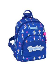 Sac à dos Casual BlackFit8 Go Girls Bleu (25 x 30 x 13 cm)