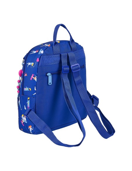 Sac à dos Casual BlackFit8 Go Girls Bleu (25 x 30 x 13 cm)