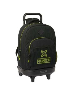 Cartable à roulettes Munich Beat Noir 33 x 22 x 45 cm