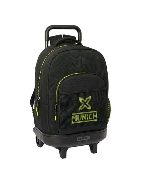 Cartable à roulettes Munich Beat Noir 33 x 22 x 45 cm