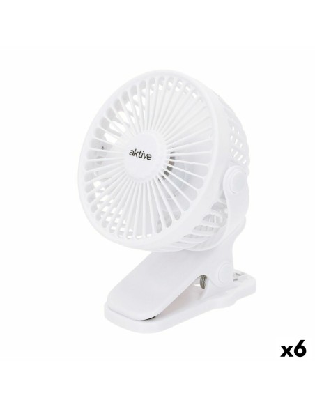 Ventilateur de Bureau Rechargeable Aktive (6 Unités)