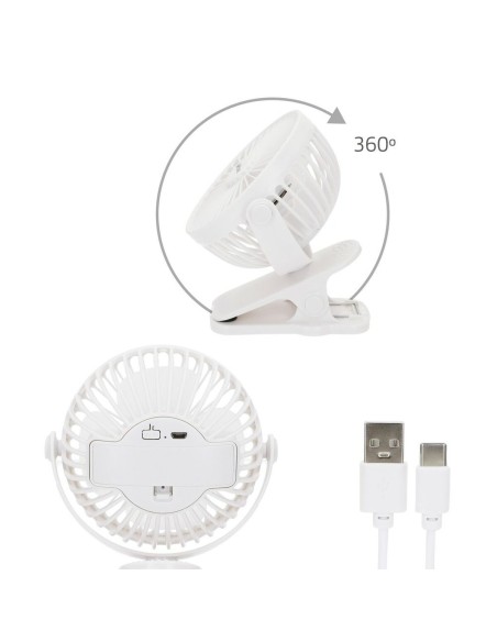 Ventilateur de Bureau Rechargeable Aktive (6 Unités)