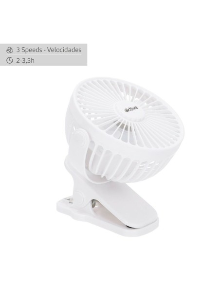 Ventilateur de Bureau Rechargeable Aktive (6 Unités)