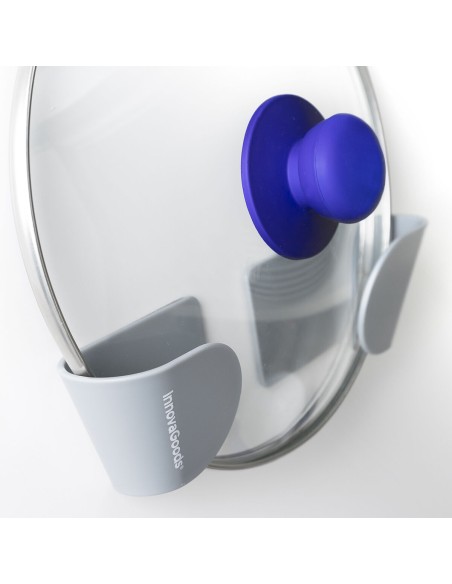 Set de 3 Supports Mural Adhésif pour Couvercle de Cuisine Smarack InnovaGoods