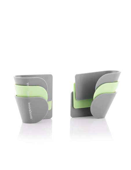 Set de 3 Supports Mural Adhésif pour Couvercle de Cuisine Smarack InnovaGoods
