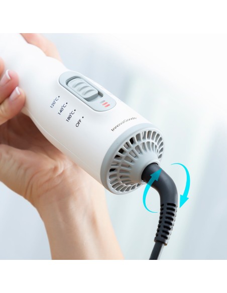 Sèche-cheveux, Brosse Soufflante et Boucleur 3 en 1 Dryple InnovaGoods 550 W