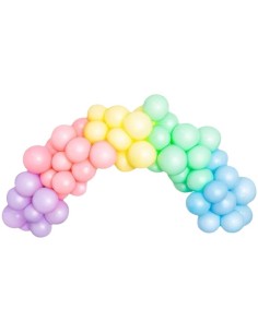 Ballons décoratifs Oh Yeah! Multicouleur 30 cm 2,5 m (40 Unités)