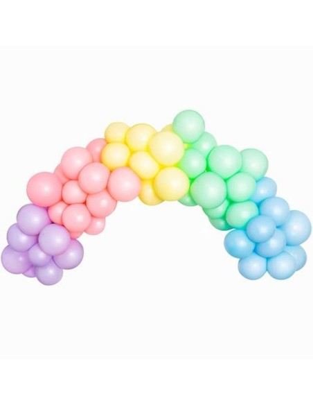 Ballons décoratifs Oh Yeah! Multicouleur 30 cm 2,5 m (40 Unités)