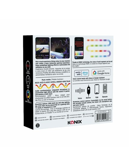 Bandes LED KONIX SMART 3 m Multicouleur