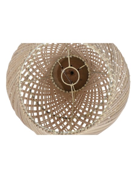 Écran de lampe Home ESPRIT Naturel Bambou bois de teck 35 x 35 x 85 cm (2 Unités)
