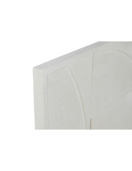 Décoration murale Home ESPRIT Blanc Moderne 80 x 4 x 80 cm (2 Unités)