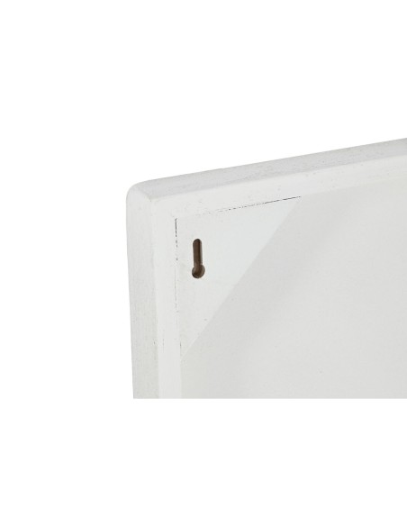 Décoration murale Home ESPRIT Blanc Moderne 80 x 4 x 80 cm (2 Unités)