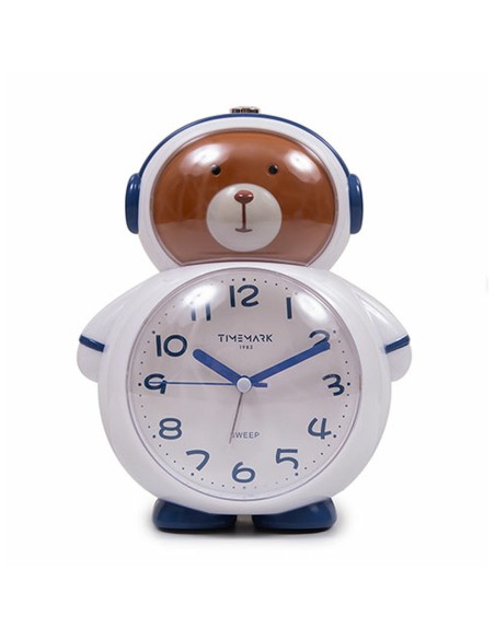 Réveil Analogique Timemark Ours Astronaute Multicouleur Plastique