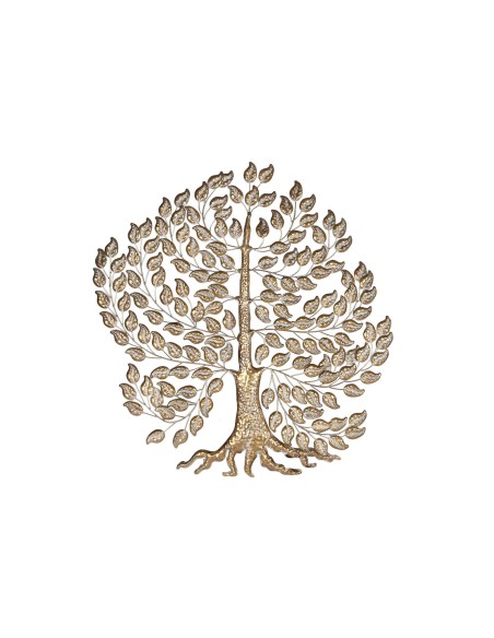 Décoration murale Home ESPRIT Doré Arbre Cottage 120 x 1,5 x 121 cm