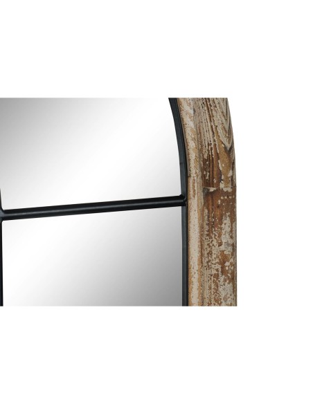 Miroir mural Home ESPRIT Blanc Marron Noir Fenêtre 86 x 3,5 x 168 cm