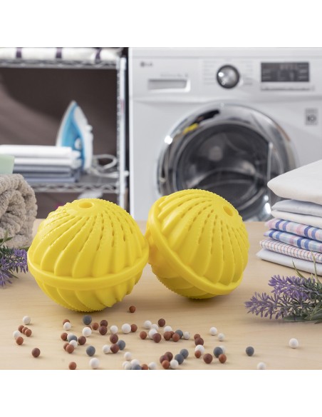 Boules de Lavage pour le Linge sans Détergent Delieco InnovaGoods Pack de 2 unités