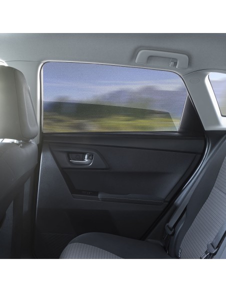 Parasol de Voiture en Maille UVlock InnovaGoods Pack de 2 unités