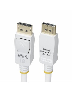 Câble USB Startech DP12-CABLE6FTW Blanc 1,8 m