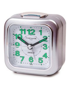 Réveil Analogique Timemark Argenté