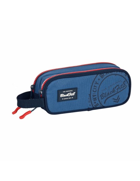 Trousse d'écolier BlackFit8 Stamp Bleu 21 x 8 x 6 cm