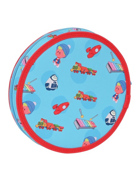 Pochette crayons Cleo & Cuquin Good Night Rond Bleu (18 Pièces)