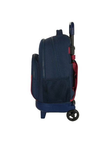 Cartable à roulettes F.C. Barcelona Corporativa Bleu Bordeaux (33 x 45 x 22 cm)