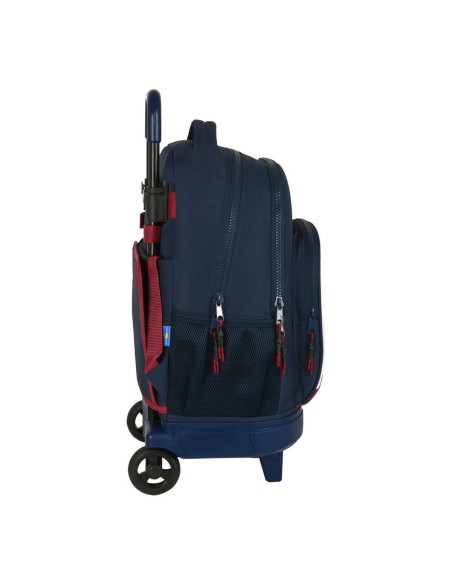 Cartable à roulettes F.C. Barcelona Corporativa Bleu Bordeaux (33 x 45 x 22 cm)