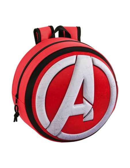 Cartable 3D The Avengers Rouge Noir Blanc (31 x 31 x 10 cm)
