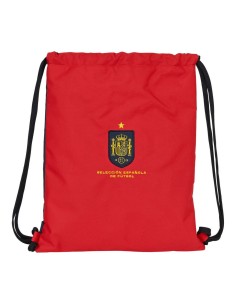 Sac à dos serré par des ficelles RFEF Bleu Rouge 35 x 40 x 1 cm