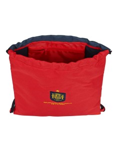 Sac à dos serré par des ficelles RFEF Bleu Rouge 35 x 40 x 1 cm 2