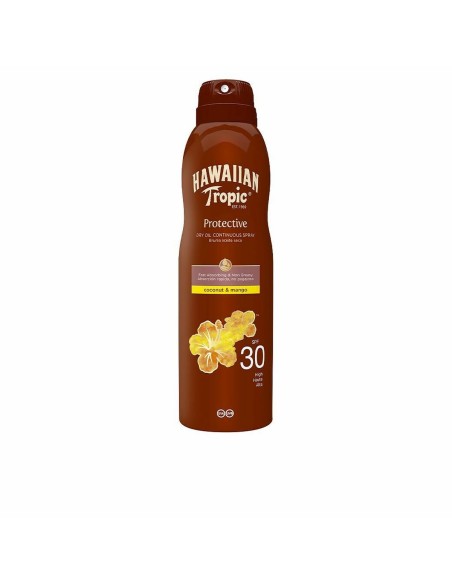 Brume Solaire Protectrice Hawaiian Tropic Coconut Mango Oil Spf 30 Coco 180 ml