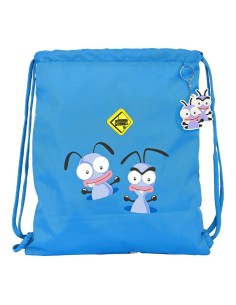 Sac à dos serré par des ficelles El Hormiguero Bleu (35 x 40 x 1 cm)