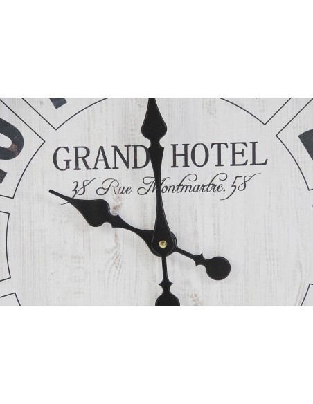 Horloge Murale DKD Home Decor Blanc Noir Verre Fer 61 x 6 x 89 cm (2 Unités)
