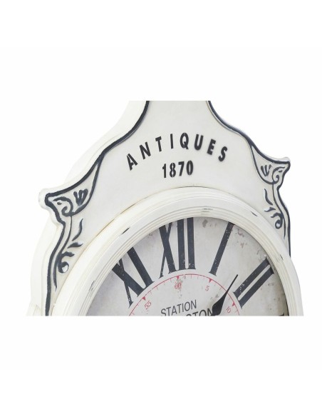 Horloge Murale DKD Home Decor Blanc Noir Verre Fer 61 x 6 x 89 cm (2 Unités)