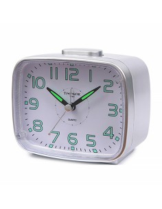 Réveil Timemark 12 x 9,5 x 6,5 cm Traditionnel Analogique Argenté