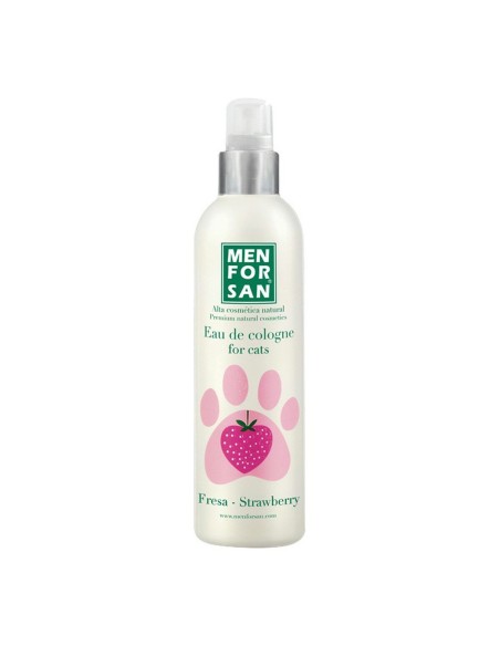 Eau de Cologne Menforsan Chat Fraise 125 ml